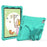 For iPad Air 11 (2026) / (2025) / (2024) Case Butterfly EVA Tablet Cover with Kickstand / Shoulder Strap - Mint Green - 2