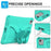 For iPad Air 11 (2026) / (2025) / (2024) Case Butterfly EVA Tablet Cover with Kickstand / Shoulder Strap - Mint Green - 3