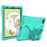 For iPad Pro 11 (2025) / 11 (2024) EVA Case Butterfly Kickstand Tablet Cover with Shoulder Strap - Mint Green - 2
