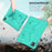 For iPad Pro 11 (2025) / 11 (2024) EVA Case Butterfly Kickstand Tablet Cover with Shoulder Strap - Mint Green - 4