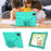 For iPad Pro 11 (2025) / 11 (2024) EVA Case Butterfly Kickstand Tablet Cover with Shoulder Strap - Mint Green - 6