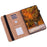 For iPad mini (2024) / mini (2021) Case Pattern Print Leather Tablet Cover with Card Slots Stand Function -  Gold Wings - 2