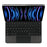 Magnetic Floating Bluetooth-Compatible Keyboard for iPad Air 13 (2026) / (2025) / (2024) / iPad Pro 12.9 (2022) / (2021) / (2020) / (2018) Leather Tablet Case - Black - 5