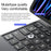 For iPad Pro 11 (2025) / (2024) Magnetic Floating Bluetooth-compatible Keyboard + Leather Tablet Case - Black - 2