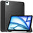 For iPad Air 13 (2026) / (2025) / (2024) Case Tri-Fold Stand Leather + PC Matte Back Tablet Cover with Pencil Holder - Black - 1
