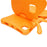 For iPad Air 11 (2026) / (2025) / (2024) Case Butterfly Style Support Kickstand EVA Tablet Cover - Orange - 4