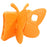 For iPad Pro 11 (2025) / 11 (2024) Case Butterfly Style Support Kickstand EVA Tablet Cover - Orange - 3
