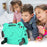 For iPad Air 11 (2026) / (2025) / (2024) Case EVA + PC Protective Kickstand Tablet Cover Child-Friendly - Mint Green+Black - 5