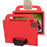 EVA Tablet Case for iPad Air 11 (2026) / (2025) / (2024) Kickstand Protective Cover with Shoulder Strap - Red - 3