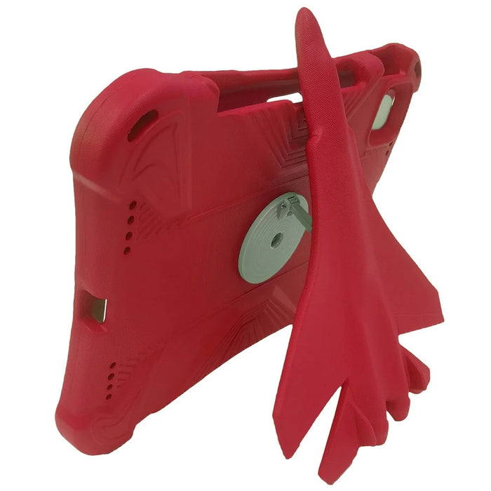 For iPad Pro 11 (2025) / 11 (2024) Case Airplane Style Kickstand EVA Tablet Cover -  Red - 6