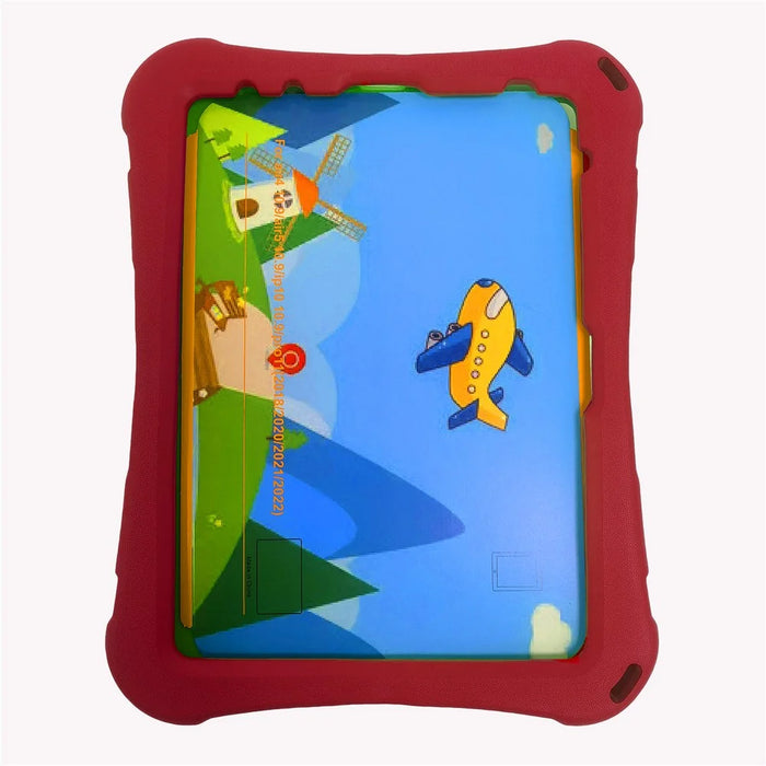 For iPad Air 11 (2026) / (2025) / (2024) Case Airplane Style Kickstand EVA Tablet Cover - Red - 2