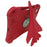 For iPad Air 11 (2026) / (2025) / (2024) Case Airplane Style Kickstand EVA Tablet Cover - Red - 6