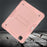 For iPad Pro 13 (2025) / 13 (2024) Case Silicone + PC Tablet Cover with Pen Holder - Rose Gold - 6