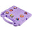 For iPad Air 11 (2026) / (2025) / (2024) Case Cartoon Patterns EVA Tablet Cover with Kickstand - Purple - 5