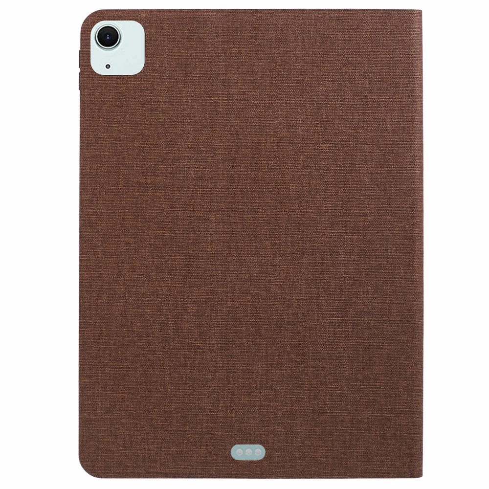 X-LEVEL Canvas Series For iPad Air 11 (2026) / (2025) / (2024) Case Cloth Texture Full Protection Leather Tablet Cover - Brown - 6