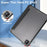 For iPad Pro 11 (2025) / 11 (2024) Case Leather Tri-Fold Stand Tablet Cover with Pencil Holder - Black - 6
