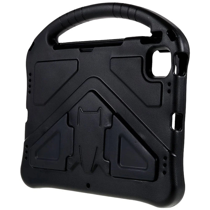 For iPad Air 11 (2026) / (2025) / (2024) Case Kids EVA Shockproof Tablet Cover with Kickstand Handle - Black - 4