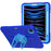 For iPad Pro 11-inch (2018) / (2020) / (2021) / (2022) / Air (2020) / (2022) Case PC + Silicone Kickstand Tablet Cover with Pen Slot - Blue - 1