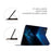 For iPad Pro 11 (2025) / 11 (2024) Case Starry Sky Pattern PU Leather Stand Tablet Cover - Bright Sky - 4