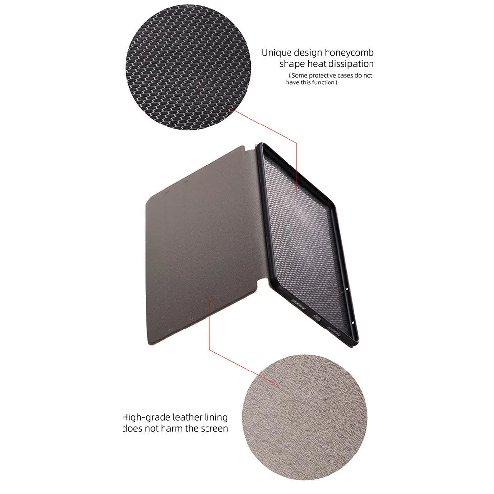 For iPad Pro 11 (2025) / 11 (2024) Case Flower Pattern Flip Stand Leather Smart Tablet Cover - White Flower Bush - 6