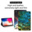 For iPad Pro 11 (2025) / 11 (2024) Case Pattern Print PU Leather Tablet Flip Cover - White Marble - 2