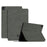 ANNYOJO For iPad Pro 11 (2025) / 11 (2024) Stand Case Anti-Shock PU Leather Tablet Cover - Grey - 1