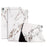 For iPad Air 11 (2026) / (2025) / (2024) / Air (2020) / (2022) Shockproof Case Pattern Print PU Leather Tablet Cover - White Marble - 1