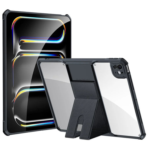 XUNDD For iPad Pro 11 (2025) / 11 (2024) Case Leather Kickstand TPU + PC Airbag Protection Tablet Cover - 1