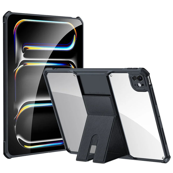 XUNDD For iPad Pro 11 (2025) / 11 (2024) Case Leather Kickstand TPU + PC Airbag Protection Tablet Cover - 1
