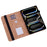 For iPad Pro 11 (2025) / 11 (2024) Case PU Leather Line Imprinted Shockproof Tablet Cover with Elastic Band - Black - 3