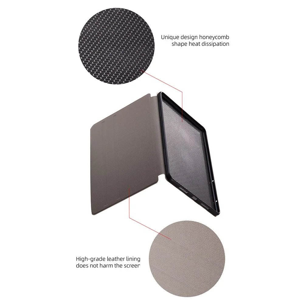 For iPad Pro 11 (2025) / 11 (2024) Case Leather Stand Smart Tablet Cover Astronaut Pattern - NASA Astronaut - 6