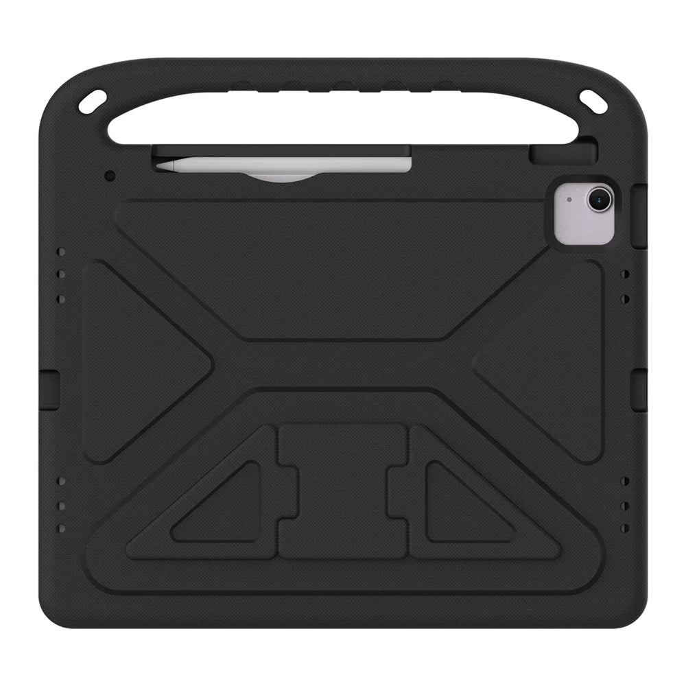 For iPad Pro 13 (2025) / 13 (2024) / Air 13 (2026) / (2025) / (2024) / (2024) EVA Case Shockproof Handle Kickstand Tablet Cover - Black - 2