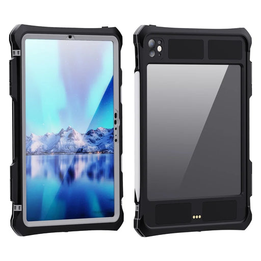 SHELLBOX For iPad Pro 11 (2024) Waterproof Case IP68 Underwater Protective Shockproof Tablet Cover - 2