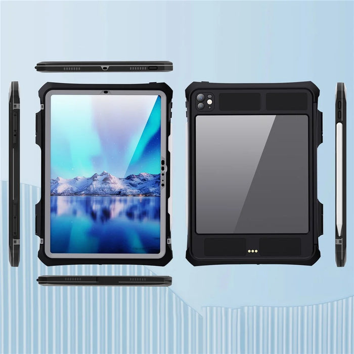 SHELLBOX For iPad Pro 11 (2024) Waterproof Case IP68 Underwater Protective Shockproof Tablet Cover - 7