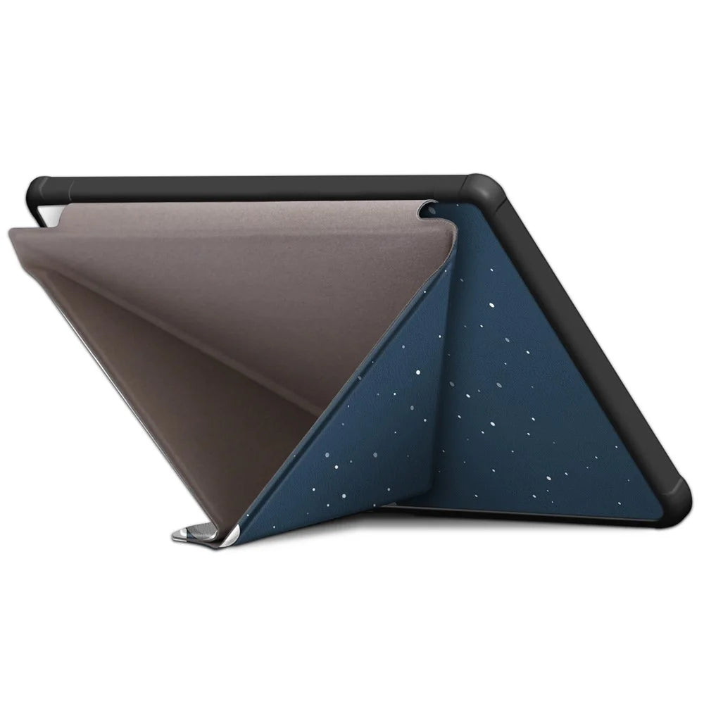 For Kobo Libra Colour / Libra 2 Case Origami Stand PU Leather Pattern E-Reader Protective Cover - Cat - 3
