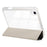 For iPad (2025) / 10.9 (2022) Case Tri-Fold Stand Leather Tablet Cover Auto Wake / Sleep Carbon Fiber Texture - Gold - 3