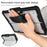 For Microsoft Surface Pro 10 Case Kickstand Hybrid Laptop Protective Cover with Hand Grip Belt - 6