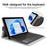 For Microsoft Surface Pro 10 / 9 Case Stand Leather Protective Sleeve with Pen Holder - Grey - 5