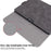 For Microsoft Surface Pro 10 / 9 Case Stand Leather Protective Sleeve with Pen Holder - Grey - 6