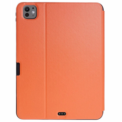X-LEVEL For iPad Pro 11 (2025) / 11 (2024) Tablet Stand Case PU Leather+TPU Protection Cover - Orange - 2