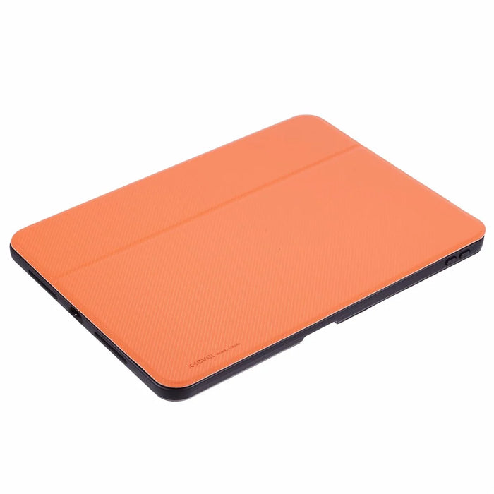 X-LEVEL For iPad Pro 13 (2025) / 13 (2024) Case PU Leather+TPU Tablet Cover with Support Stand - Orange - 7