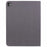 X-LEVEL Canvas Series For iPad Pro 13 (2025) / 13 (2024) Case Cloth Texture Drop-Proof Leather Tablet Cover - Grey - 2
