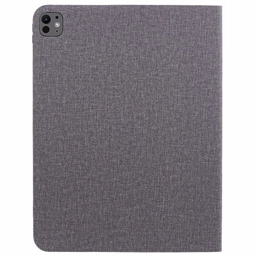 X-LEVEL Canvas Series For iPad Pro 13 (2025) / 13 (2024) Case Cloth Texture Drop-Proof Leather Tablet Cover - Grey - 2