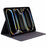 X-LEVEL Canvas Series For iPad Pro 13 (2025) / 13 (2024) Case Cloth Texture Drop-Proof Leather Tablet Cover - Grey - 4