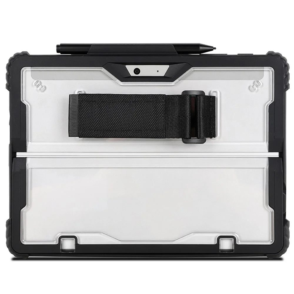 For Microsoft Surface Pro 10 Case Kickstand PC+TPU+Acryclic Tablet Cover with Shoulder Strap - 2