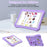 For iPad 10.2 (2021) / (2020) / (2019) / Air 10.5 inch (2019) Case EVA Protective Cover with Shoulder Strap Kickstand - Light Purple - 3