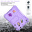 For iPad 10.2 (2021) / (2020) / (2019) / Air 10.5 inch (2019) Case EVA Protective Cover with Shoulder Strap Kickstand - Light Purple - 7