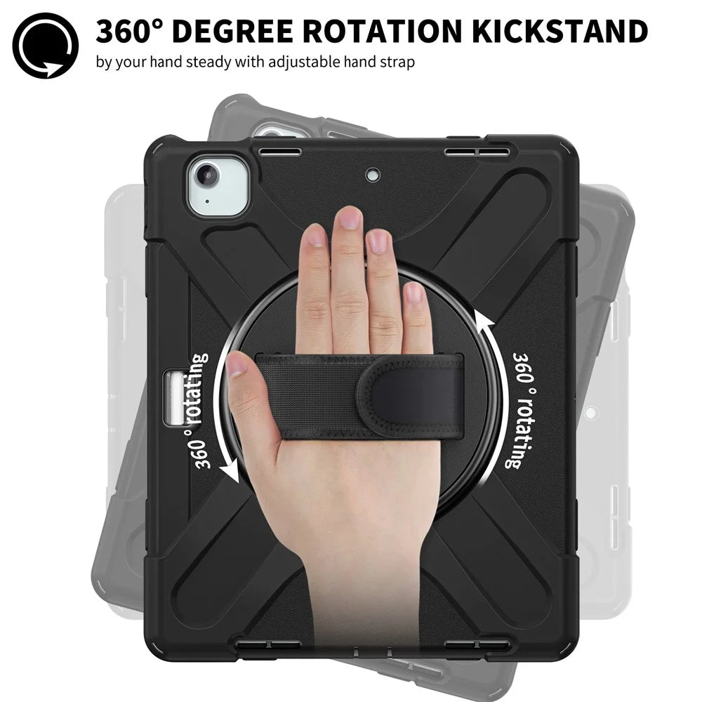 For iPad Air 13 (2026) / (2025) / (2024) / Pro 12.9 (2022) / (2021) / (2020) / (2018) Case PC+Silicone Tablet Cover Adsorption Pen Slot - 3