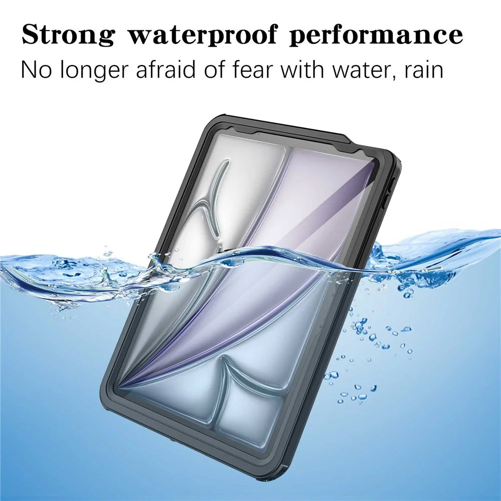 FS For iPad Air 11 (2026) / (2025) / (2024)  PC+PET+TPU Tablet Case IP68 Waterproof Cover - 5