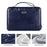 15-15.6 Inch Notebook Computer Carrying Pouch PU Leather Laptop Bag - Blue - 6